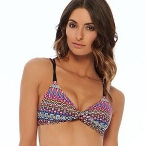 NWOT L*Space Hartley bikini top Native Dance